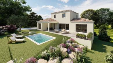Terrain avec maison neuve à vendre 459 700 € Le Pouget 34230