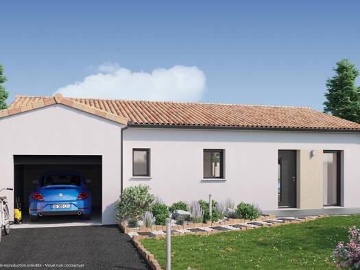 Terrain avec maison neuve à vendre 178 189 € 3 pièces 2 chambres 79 m² 518 m² de terrain Saint-Laurent-sur-Sèvre 85290