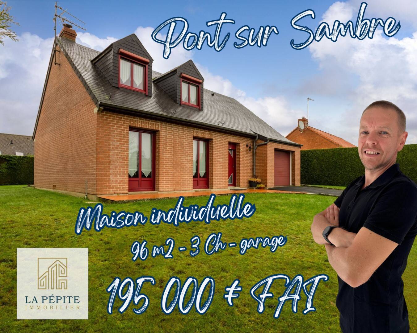 Maison à vendre, 96m², PONT SUR SAMBRE