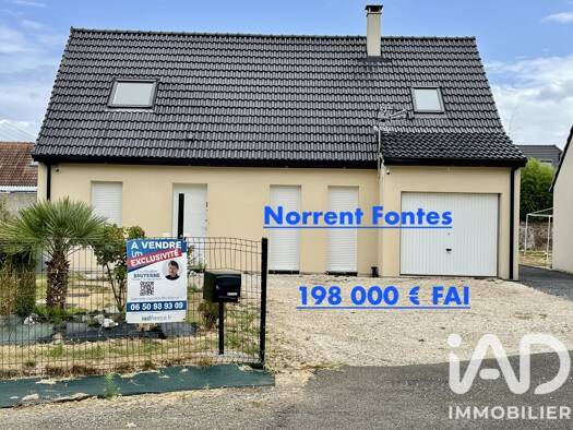 Maison à vendre 198 000 € 5 pièces 3 chambres 120 m² 675 m² de terrain Norrent-Fontes 62120