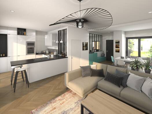Terrain avec maison neuve à vendre 235 039 € 4 pièces 3 chambres 90 m² 399 m² de terrain Veyre-Monton 63960