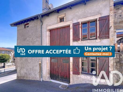 Maison de ville à vendre 75 000 € 5 pièces 3 chambres 69 m² 99 m² de terrain Lantriac 43260