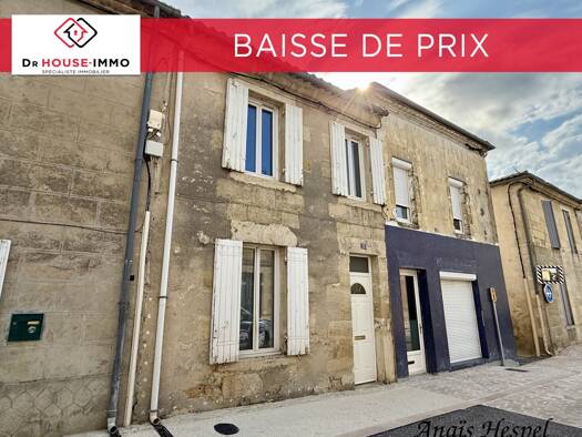 Maison à vendre 157 000 € 5 pièces 3 chambres 145 m² 197 m² de terrain Sauveterre-de-Guyenne 33540