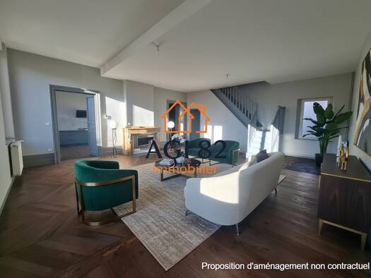 Duplex à vendre 138 500 € 6 pièces 5 chambres 158,18 m² Étage 1/2 Centre Ville Castelsarrasin 82100