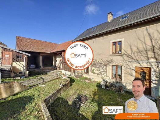 Maison à vendre 200 000 € 5 pièces 4 chambres 116 m² 4 456 m² de terrain Doissin 38730