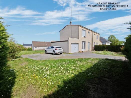Maison à vendre 82 800 € 4 pièces 2 chambres 68 m² 628 m² de terrain Neuvy-Saint-Sépulchre 36230