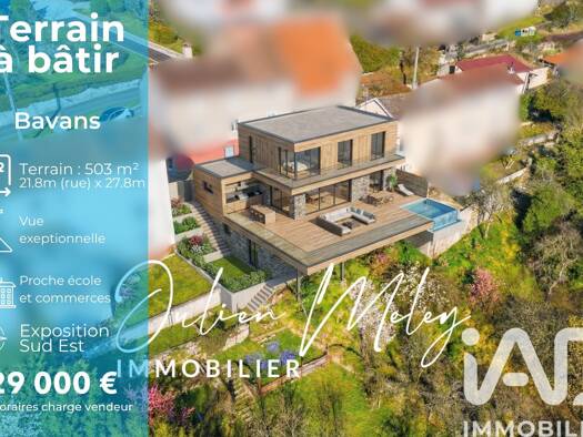 Terrain constructible à vendre 29 000 € 503 m² de terrain Bavans 25550