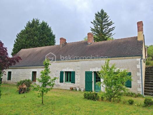 Maison de plain-pied à vendre 189 000 € 5 pièces 4 chambres 165 m² 4 000 m² de terrain Gizeux 37340
