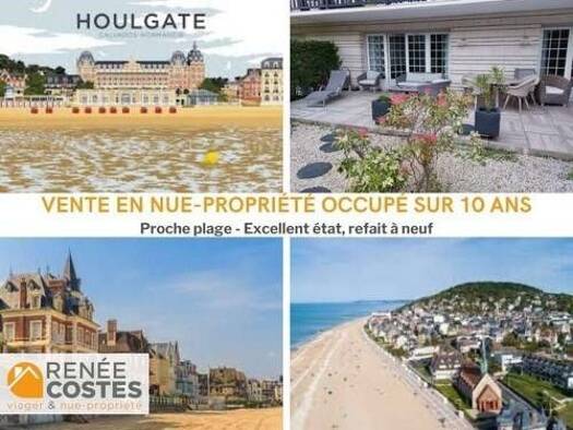 Appartement en viager occupé Bouquet 340 800 € 4 pièces 4 chambres 81 m² RDC/4 Houlgate 14510