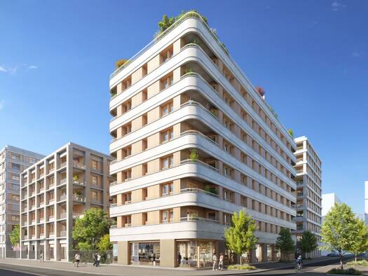 Appartement à vendre - neuf 368 000 € 3 pièces 2 chambres 59,78 m² 5ème étage Confluence Lyon 2ème arrondissement 69002
