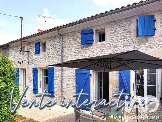 Maison à vendre 225 000 € 5 pièces 2 chambres 142 m² 283 m² de terrain Genouillé 17430