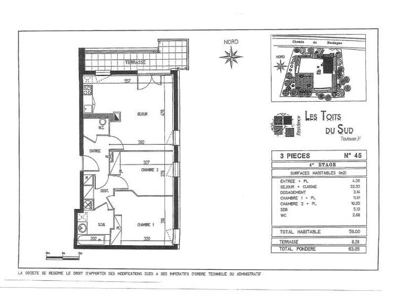 Maison à louer, 59m², TOULOUSE