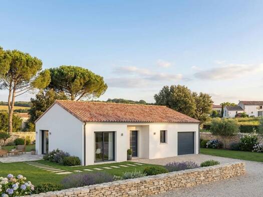 Terrain avec maison neuve à vendre 303 821 € 5 pièces 4 chambres 100 m² 791 m² de terrain Benon 17170