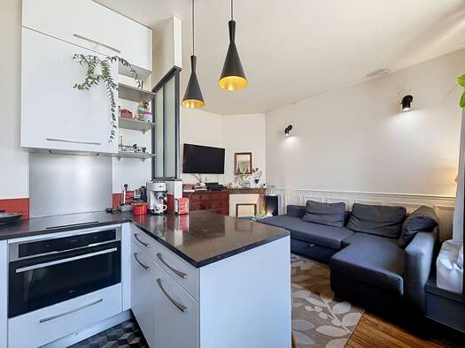 Appartement à vendre 225 000 € 2 pièces 1 chambre 33 m² Étage 1/3 Les Sablonnieres Malakoff 92240