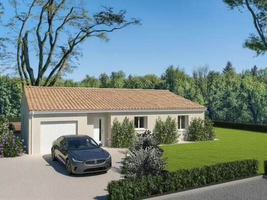 Terrain avec maison neuve à vendre 225 000 € 4 pièces 3 chambres 105 m² 1 200 m² de terrain Chasseneuil-sur-Bonnieure 16260