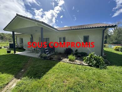 Maison de plain-pied à vendre 235 320 € 5 pièces 3 chambres 96 m² 1 000 m² de terrain Meilhan 40400