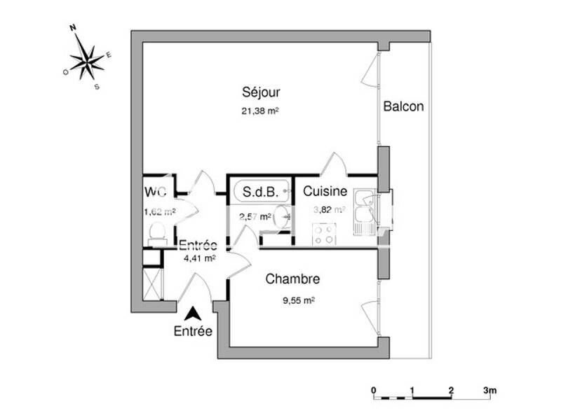 Maison à louer, 43m², GONESSE