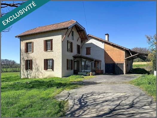 Maison à vendre 199 999 € 5 pièces 4 chambres 167 m² 3 950 m² de terrain Montesquieu-Guittaut 31230