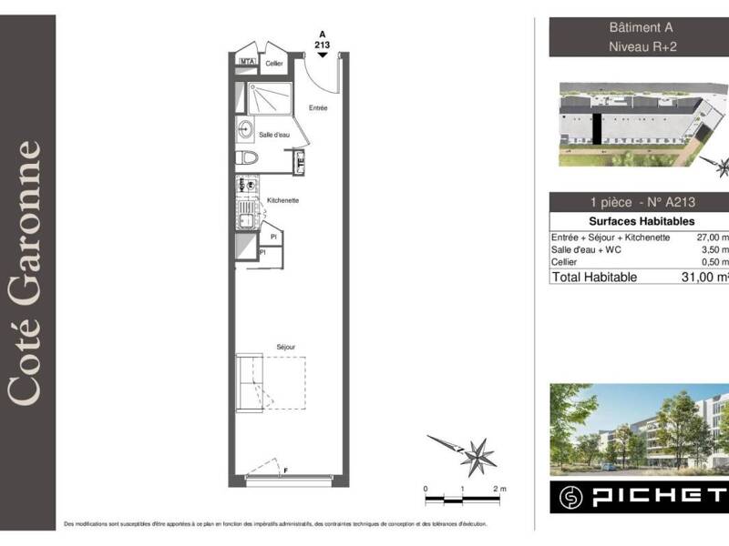 Maison à louer, 31m², LORMONT