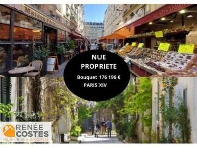 Appartement en viager occupé Bouquet 176 196 € 1 pièce 30 m² Étage 1/4 Pernety Paris 14ème 75014