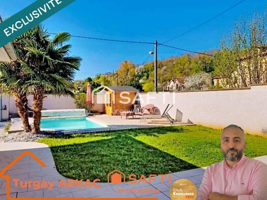 Maison à vendre 320 000 € 5 pièces 4 chambres 119 m² 395 m² de terrain Centre Ville Est Bourgoin-Jallieu 38300