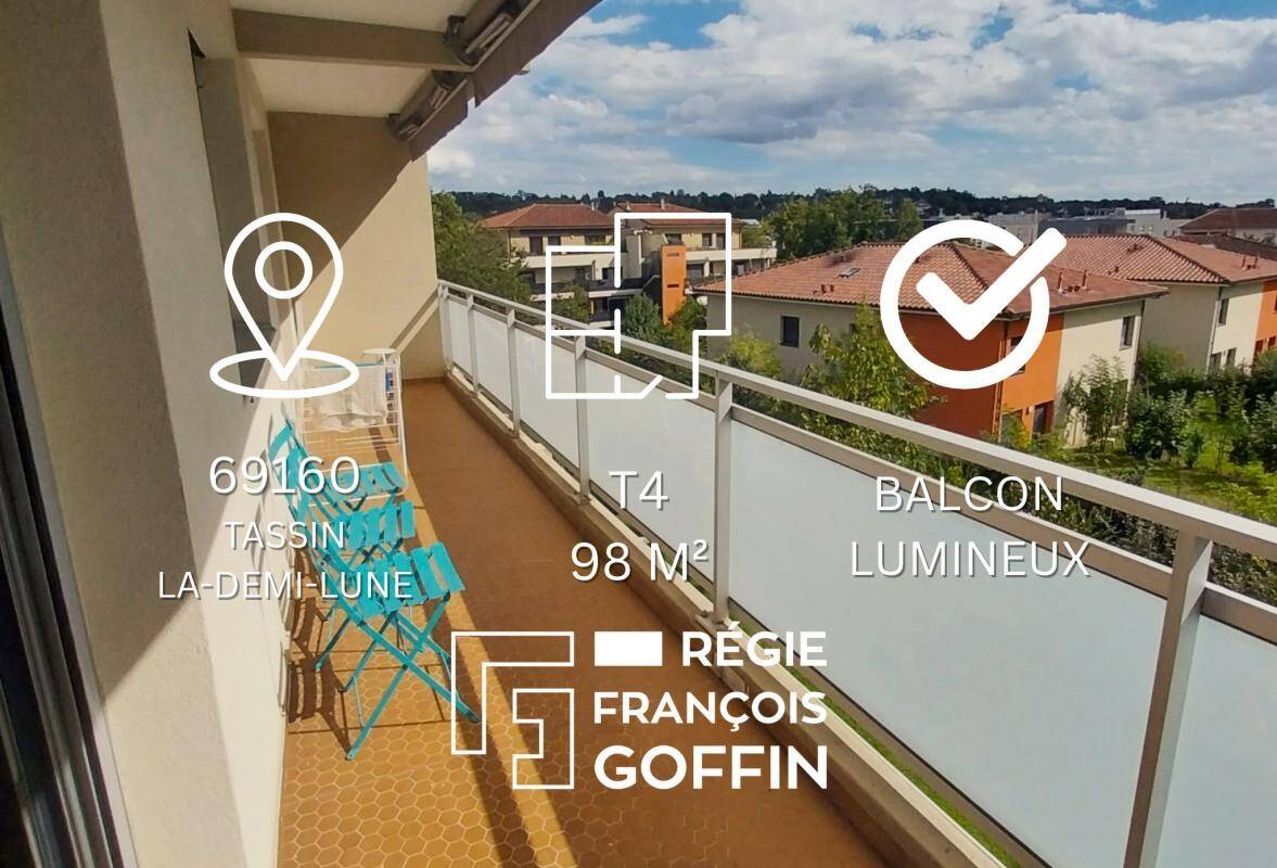 Maison à louer, 98m², TASSIN LA DEMI LUNE