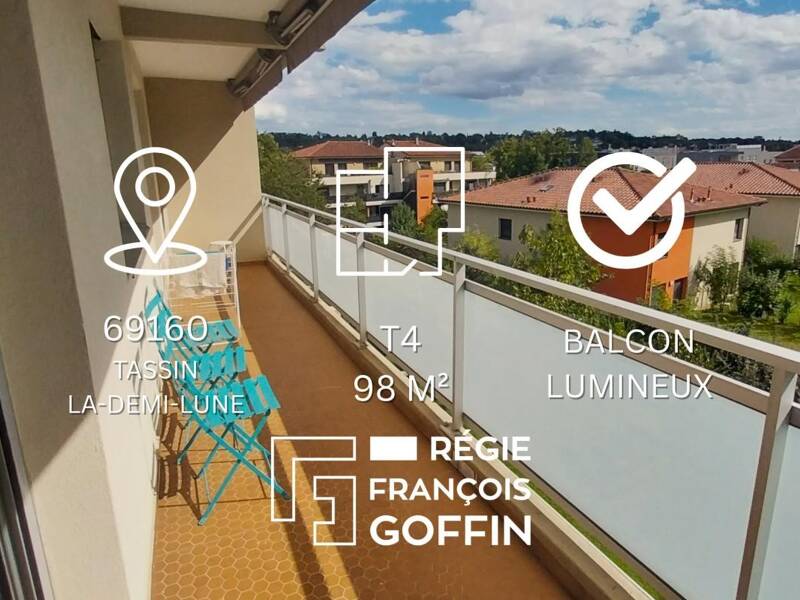 Maison à louer, 98m², TASSIN LA DEMI LUNE