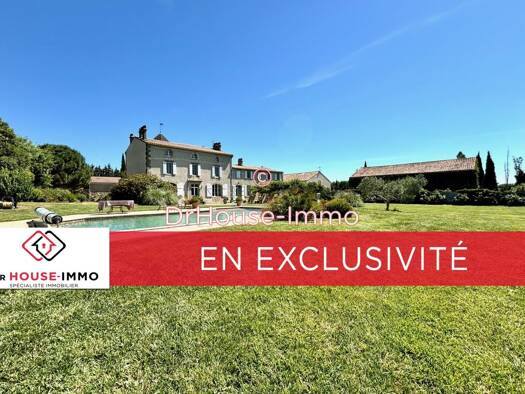 Château à vendre 3 700 000 € 20 pièces 5 chambres 880 m² 121 000 m² de terrain Arzens 11290