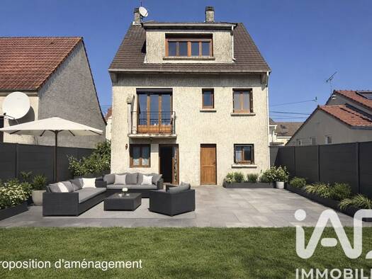 Maison à vendre 389 000 € 5 pièces 3 chambres 164 m² 400 m² de terrain Condos Arnouville 95400