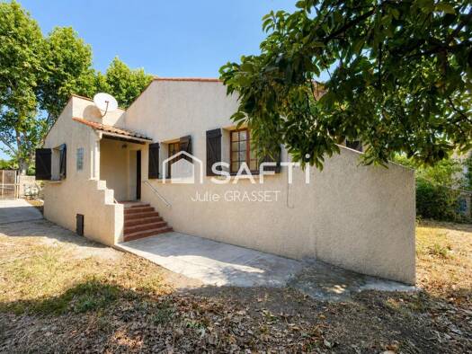 Maison de plain-pied à vendre 240 000 € 4 pièces 3 chambres 83 m² 1 058 m² de terrain Caux 34720