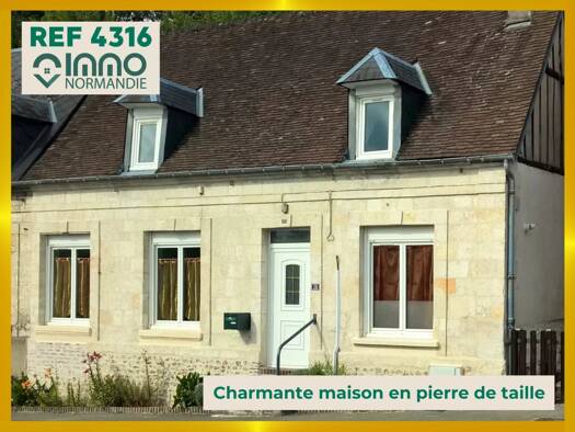 Maison à vendre 108 000 € 5 pièces 2 chambres 91 m² Nassandres sur Risle 27550