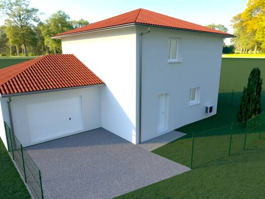 Terrain avec maison neuve à vendre 315 000 € 5 pièces 1 chambre 107 m² Roche 38090