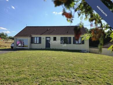 Maison de plain-pied à vendre 149 000 € 5 pièces 4 chambres 115 m² 1 175 m² de terrain Beaulencourt 62450