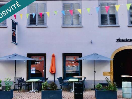 Bar / Café à vendre Fonds de commerce 91 666 € 61 m² d'espace de restauration Neuf-Brisach 68600