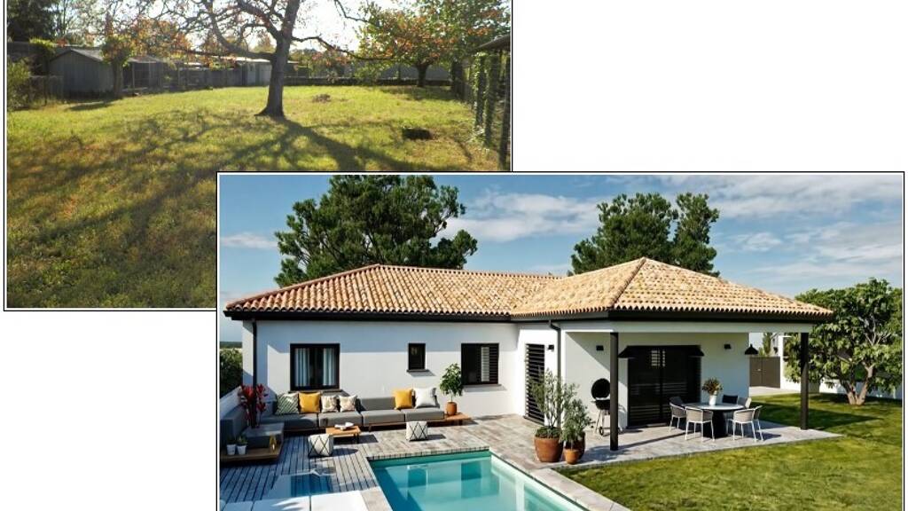 Terrain constructible à vendre 169 000 € 2 000 m² de terrain Virelade 33720