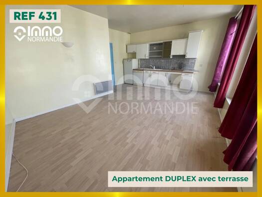 Appartement à louer 550 € 3 pièces 50 m² 1er étage Brionne 27800