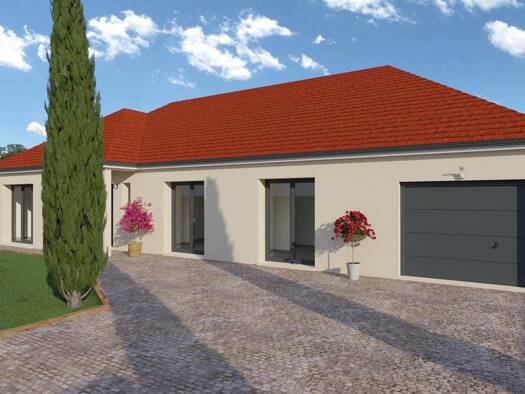 Terrain avec maison neuve à vendre 270 102 € 4 pièces 3 chambres 115 m² 570 m² de terrain Souhey 21140