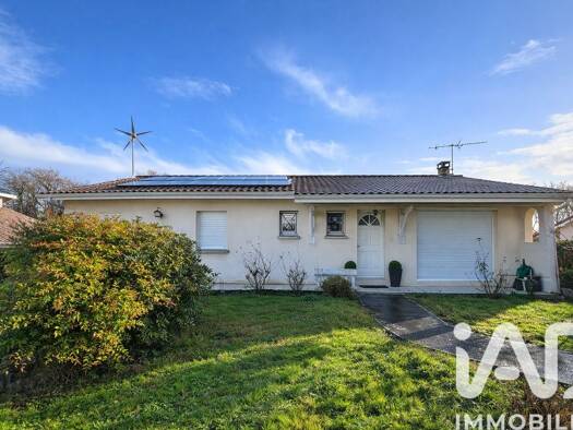 Maison de plain-pied à vendre 391 000 € 5 pièces 3 chambres 130 m² 1 429 m² de terrain Sud Artigues-près-Bordeaux 33370