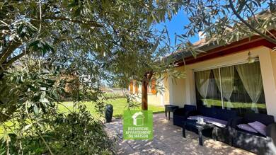 Maison de plain-pied à vendre 345 000 € 5 pièces 3 chambres 115 m² 1 250 m² de terrain Hieres sur Amby 38118