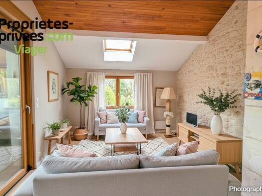 Maison en viager occupé Bouquet 26 150 € 6 pièces 4 chambres 142 m² 620 m² de terrain Chaumont-sur-Loire 41150