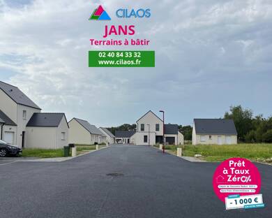 Terrain constructible viabilisé à vendre 52 000 € 439 m² de terrain Saffré 44390