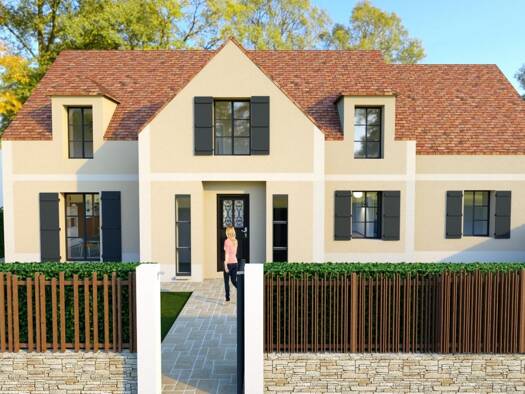 Terrain avec maison neuve à vendre 452 600 € 1 pièce 1 chambre 180 m² 1 180 m² de terrain Étrépagny 27150