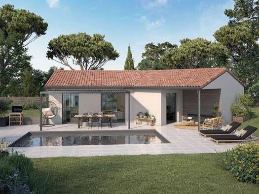 Terrain avec maison neuve à vendre 235 000 € 5 pièces 4 chambres 120 m² 1 500 m² de terrain Sud Caussade 82300