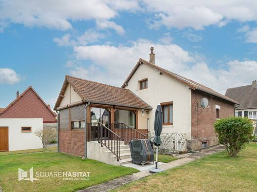 Maison de plain-pied à vendre 199 500 € 3 pièces 2 chambres 90 m² 630 m² de terrain Neuville-Vieux Neuville Dieppe 76370
