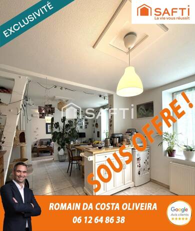 Appartement à vendre 51 000 € 2 pièces 1 chambre 45 m² RDC/2 Rombach-le-Franc 68660