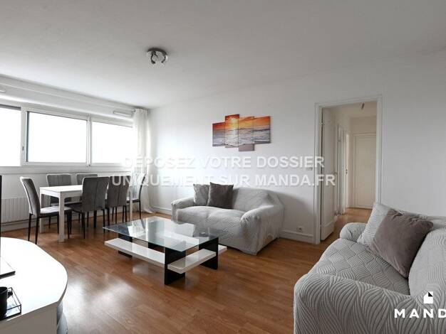 Appartement à louer 1 600 € 3 pièces 2 chambres 64 m² 10ème étage ZAC de Charlebourg La Garenne-Colombes 92250
