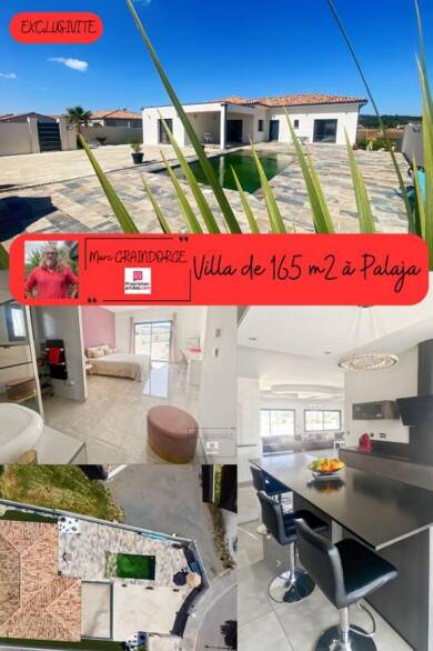 Villa à vendre 524 000 € 6 pièces 4 chambres 165 m² 765 m² de terrain Palaja 11570