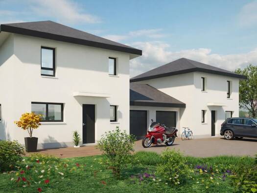 Terrain avec maison neuve à vendre 541 000 € 4 pièces 3 chambres 91,5 m² 327 m² de terrain Farges 01550