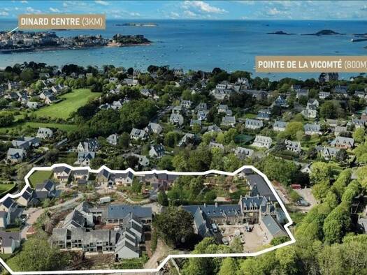 Terrain constructible à vendre 299 000 € 431 m² de terrain Gare-La Saudrais-La Vicomte Dinard 35800