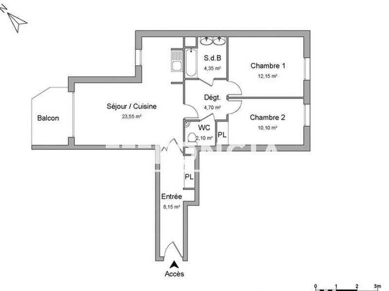 Maison à louer, 65m², LIVRY GARGAN
